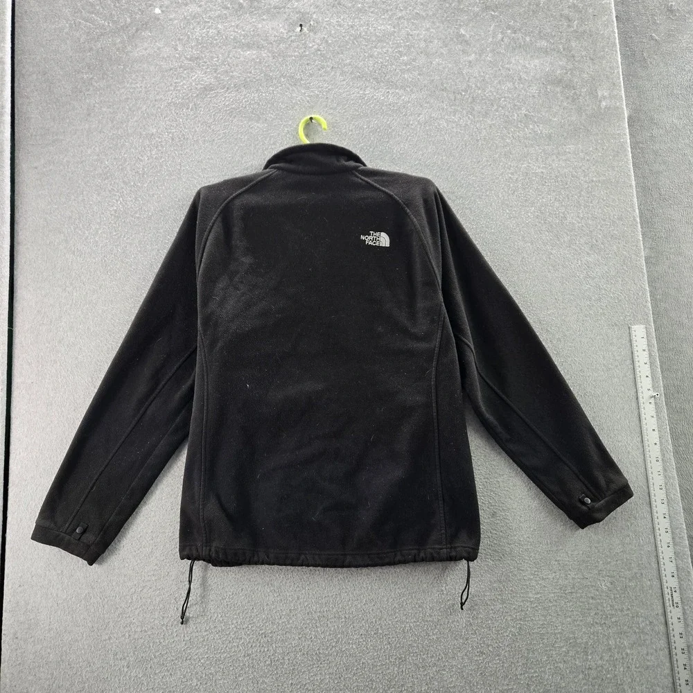 The North Face Men Jacket XL‎ Black Fleece Activewear Gorpcore Logo Zipper Long